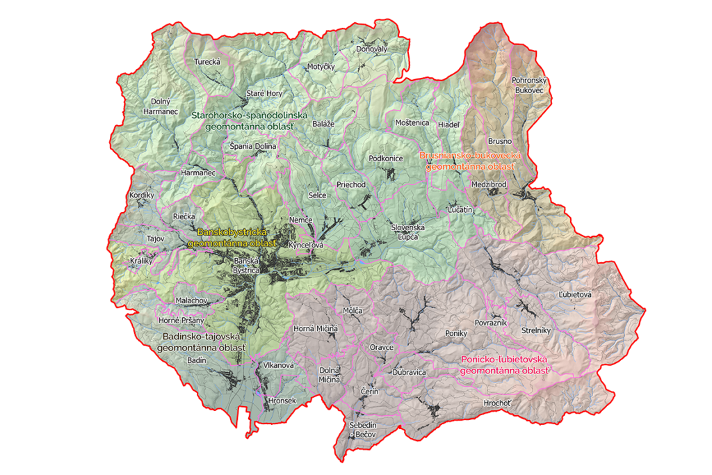 mapa geoparku