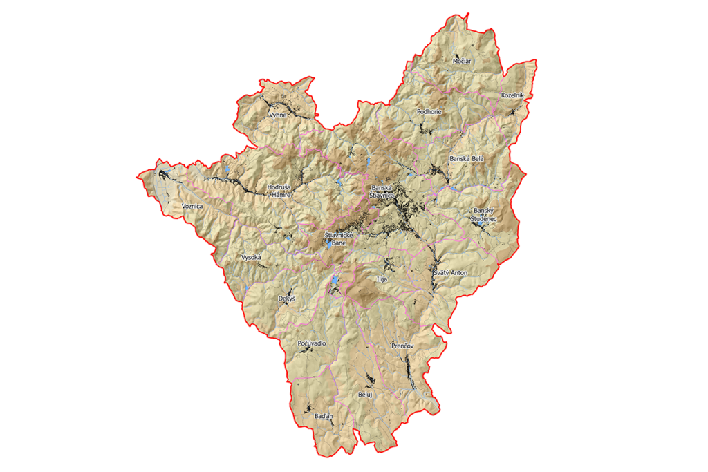 mapa geoparku